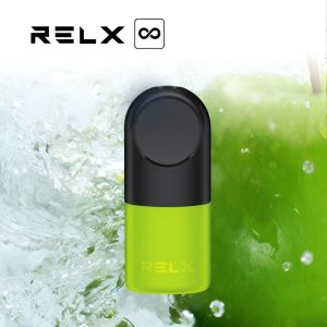 Relx Infinity Replacement Pod Cartridges 650 Puff  | Crisp Green 1.8ml
