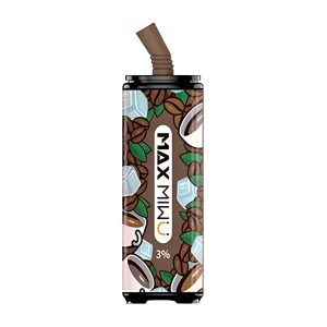 Max Miwu Coke Tin Disposable E-cigs 3600 Puff | Raw Coconut Latte  600mah