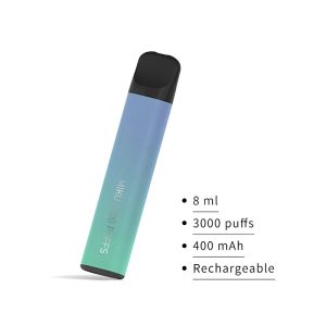 Miku  Disposable E-cigs  Blue Green 3000 Puff 400mah