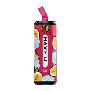 Max Miwu Coke Tin Disposable E-cigs | Passion Fruit Ice 3600 Puff