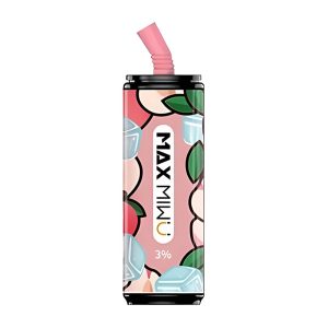 Max Miwu Coke Tin Disposable E-cigs 3600 Puff | Peach Popsicle  3%