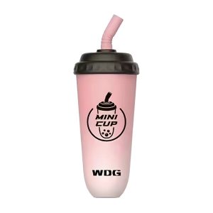 Wdg Mini Cup Disposable E-cigs 5000 Puff | Peach Soda  600mah