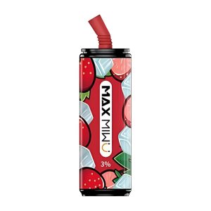 Max Miwu Coke Tin Disposable E-cigs | Vitality Strawberry 3600 Puff