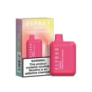 ELF BAR LB5000 Disposable 5000 Puffs Cherry Peach Lemonade 14ml