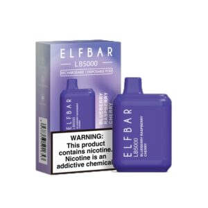 ELF BAR LB5000 Disposable 5000 Puffs Blueberry Raspberry Cherry