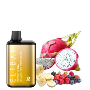 ELF BAR BC5000 Ultra Disposable Dragon Fruit Banana Berry 5000 Puffs 650mAh