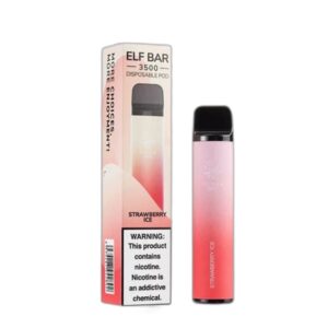 ELF BAR 3500 Disposable 3500 Puffs Strawberry Ice 1500mAh